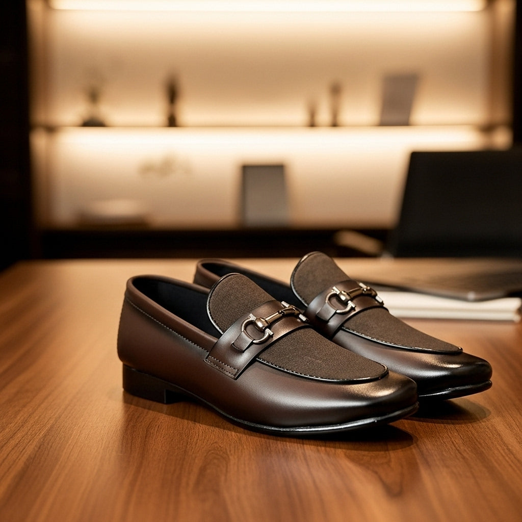 Brown  Suede Touch Premium Loafer