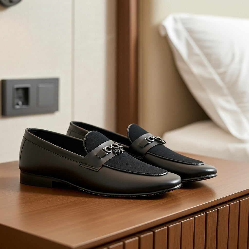Black Suede Touch Premium Loafer